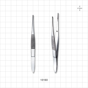 Single-Use Tweezer Forceps, Mirror Finish - 4 inch (102 mm) - 13160