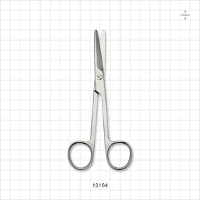 Single-Use Straight Mayo Scissors, Mirror Finish - 5.5 inch (140 mm) - 13164