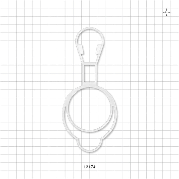 Bottle Hanger, White - 100 ml - 13174