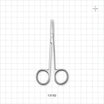 Single-Use Straight Iris Scissors, Mirror Finish - 4.5 inch (114 mm) - 13192