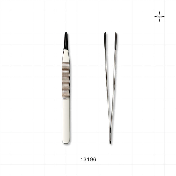Single-Use Adson Forceps, Coated Tips - 4.75 inch (121 mm) - 13196