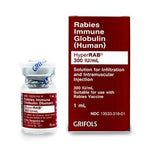 Grifols Therapeutics Inc. Hyperrab Injections 13533-0318-01 1.0 Each-MDL-13533-318-01