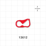 Pinch Clamp, Red - Fits 0.216 inch OD Tubing (5.4 mm) - 13612