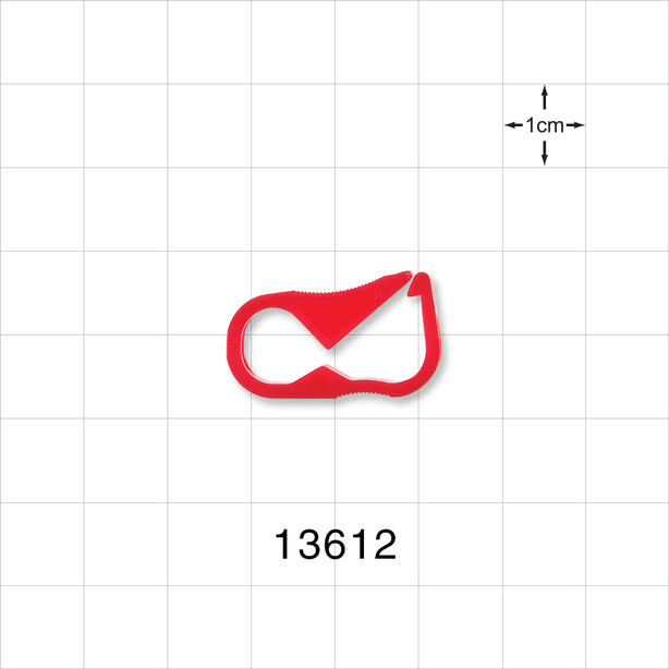Pinch Clamp, Red - Fits 0.216 inch OD Tubing (5.4 mm) - 13612