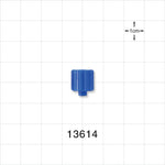Male Luer Cap, Non-Vented, Blue -  - 13614