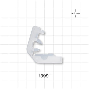Pinch Clamp, Non-reopening, Natural - Fits 0.25 inch - 0.315 inch OD Tubing (6.4 mm - 8 mm) - 13991