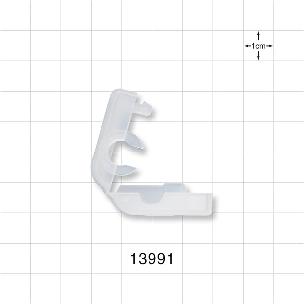 Pinch Clamp, Non-reopening, Natural - Fits 0.25 inch - 0.315 inch OD Tubing (6.4 mm - 8 mm) - 13991