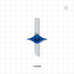 Turnvalve - 0.315 inch OD (8 mm) - 14006
