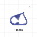 Pinch Clamp, Ratchet-Style, Blue - Fits 0.268 inch OD Tubing (6.8 mm) - 140073
