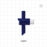 Drain T Valve - 0.363 inch x 0.287 inch (9.2 mm x 7.3 mm) - 14007