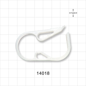 Pinch Clamp, Ratchet-Style, Natural - Fits 0.7 inch OD Tubing (17.8 mm) - 14018