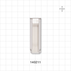Roller Clamp Body, White - Fits 0.268 inch OD Tubing (6.8 mm) - 140211