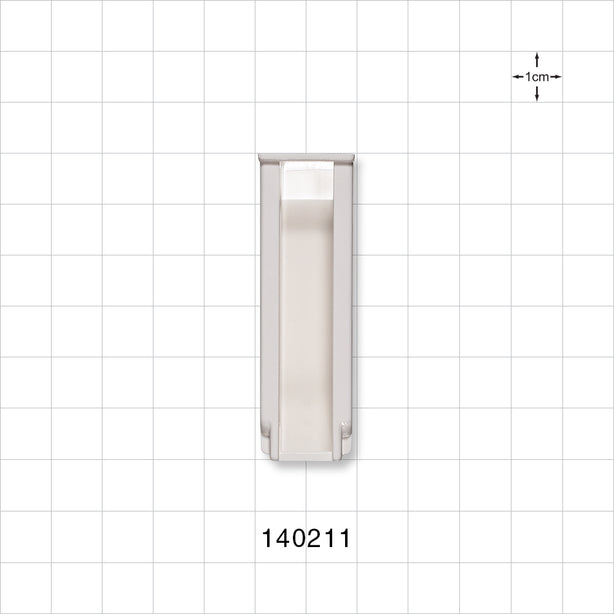 Roller Clamp Body, White - Fits 0.268 inch OD Tubing (6.8 mm) - 140211