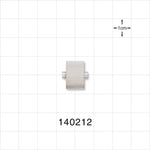 Roller Clamp Wheel, White; for 140211 -  - 140212
