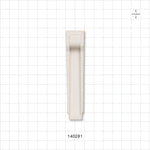 Roller Clamp Body, White - Fits 0.47 inch OD Tubing; for 140282 (12 mm) - 140281