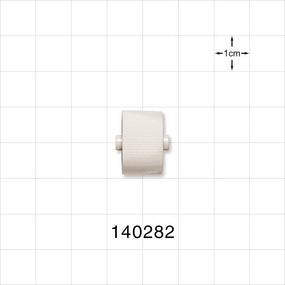 Roller Clamp Wheel, White; for 140281 -  - 140282