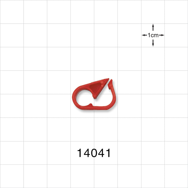 Pinch Clamp, Red - Fits 0.16 inch OD Tubing (4.06 mm) - 14041