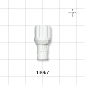 Flow Control Pinch Valve - Fits 0.156 inch - 0.25 inch OD Tubing (3.96 mm - 6.35 mm) - 14067