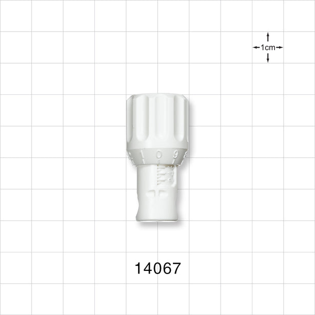 Flow Control Pinch Valve - Fits 0.156 inch - 0.25 inch OD Tubing (3.96 mm - 6.35 mm) - 14067