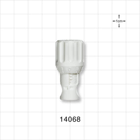 Flow Control Pinch Valve, Medium - Fits 0.156 inch - 0.375 inch OD Tubing (3.96 mm - 9.53 mm) - 14068