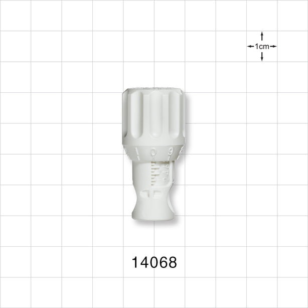Flow Control Pinch Valve, Medium - Fits 0.156 inch - 0.375 inch OD Tubing (3.96 mm - 9.53 mm) - 14068