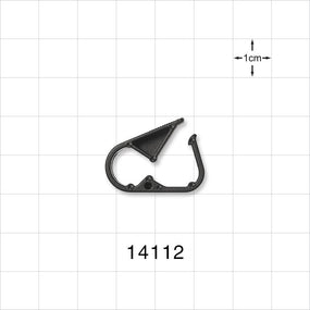 Pinch Clamp, Black - Fits 0.079 inch - 0.217 inch OD Tubing (2.01 mm - 5.5 mm) - 14112