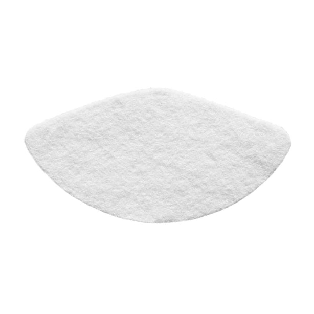 Aetna La-25 Skived Arch Pads, 1/8" Thickness, 70% Wool and 30% Rayon Orthopedic Felt, White, with Adhesive, 5.375" x 20.75", Large, 100 per Bag - 25119S - 1 Each
