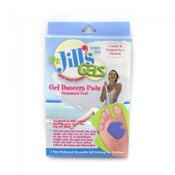 Dr. Jill's Foot Sesamoid 1049 LEFT Dancer Met Pads, Purple Gel Reg L 2 per PK - MDL-14200607 - 2 Each