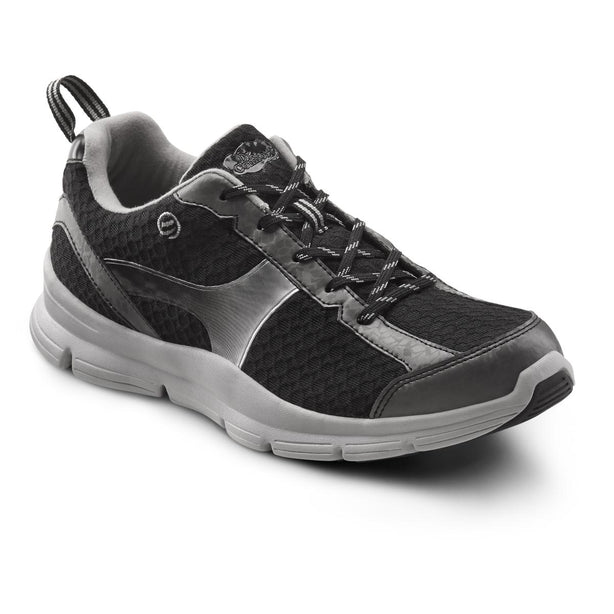 DR. Comfort Chris Athletic Shoes, Black, Men's Size 8.5 Extra Wide - 77810-X-08.5