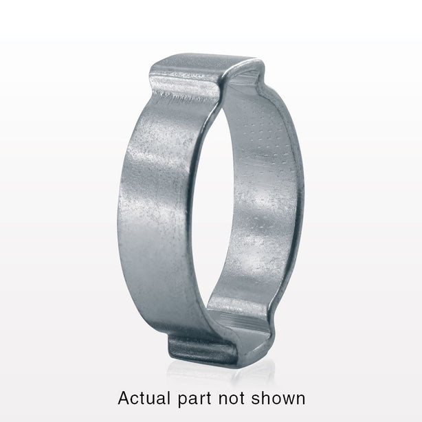Oetiker 2-Ear Clamp, Non-Washed, 100/Bag - 1.26 inch Closed - 1.457 inch Open Range (32 mm - 37 mm) - 15100019