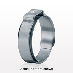 Oetiker1-Ear Clamp With Insert, Non-Washed, 100/Bag - 0.114 inch Closed - 0.146 inch Open Range (2.9 mm - 3.7 mm) - 15400012