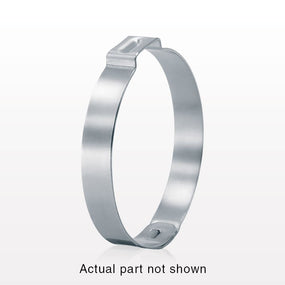 Oetiker 1-Ear Clamp with Mechanical Interlock, Non-Washed, 100/Bag - 1.492 inch Closed - 1.614 inch Open Range (37.9 mm - 41 mm) - 15500026