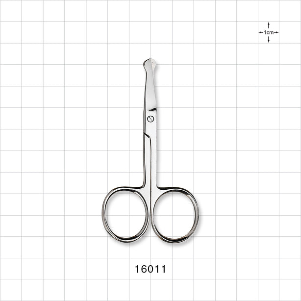 Single-Use Safety Scissors, Mirror Finish - 3.5 inch (88.9 mm) - 16011