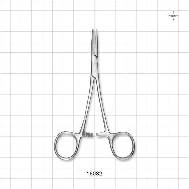 Single-Use Locking Kelly Forceps, Satin Finish - 5.5 inch (140 mm) - 16032