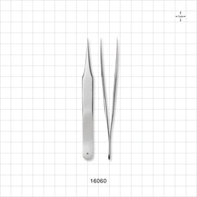 Single-Use Tweezer Forceps, Jewelers #4, Satin Finish - 5 inch (127 mm) - 16060