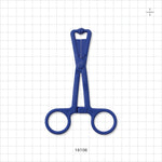 Single-Use Locking Forceps, Dark Blue - 5 inch (127 mm) - 16106