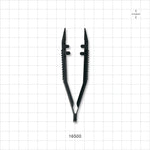 Single-Use Tweezer Forceps, Black - 4 inch (102 mm) - 16500
