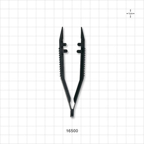 Single-Use Tweezer Forceps, Black - 4 inch (102 mm) - 16500