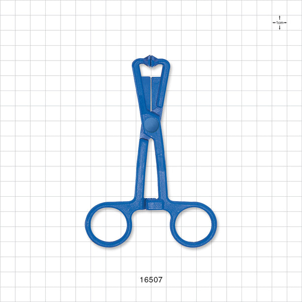 Single-Use Locking Forceps, Blue - 5 inch (127 mm) - 16507