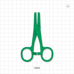 Single-Use Locking Forceps, Green - 4.75 inch (121 mm) - 16563