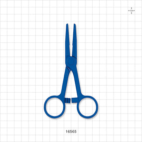 Single-Use Locking Kocher Forceps, Blue - 5.25 inch (133 mm) - 16565