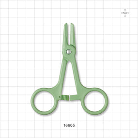 Single-Use Locking Forceps, Green - 4 inch (102 mm) - 16605