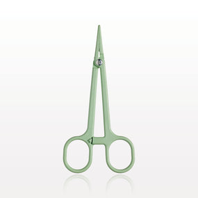 Single-Use Locking Forceps, Green - 5 inch (127 mm) - 16606