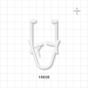Towel Clamp, White -  - 16608