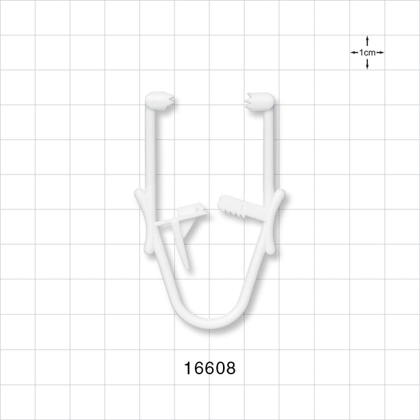 Towel Clamp, White -  - 16608