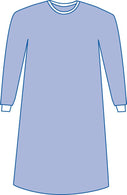 Nonsterile Nonreinforced Eclipse Gowns - 16836NS - 60 Each - MDL-16836NS
