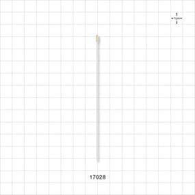 Fiber Optic Swab with Natural Handle; 100/Bag - 4 inch; 1.70 mm Head - 17028