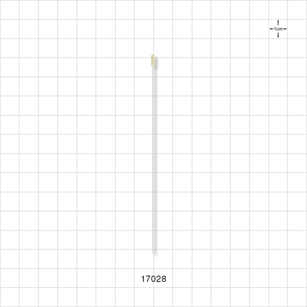 Fiber Optic Swab with Natural Handle; 100/Bag - 4 inch; 1.70 mm Head - 17028