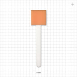 Sponge on a Stick - 7.5 inch (191 mm) - 17066