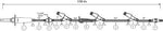 ICU Medical Primary IV Administration Set Bravo24® Gravity 3 Ports 15 Drops / mL Drip Rate 136 Inch Tubing - Case of 50 - B9900-325-CS